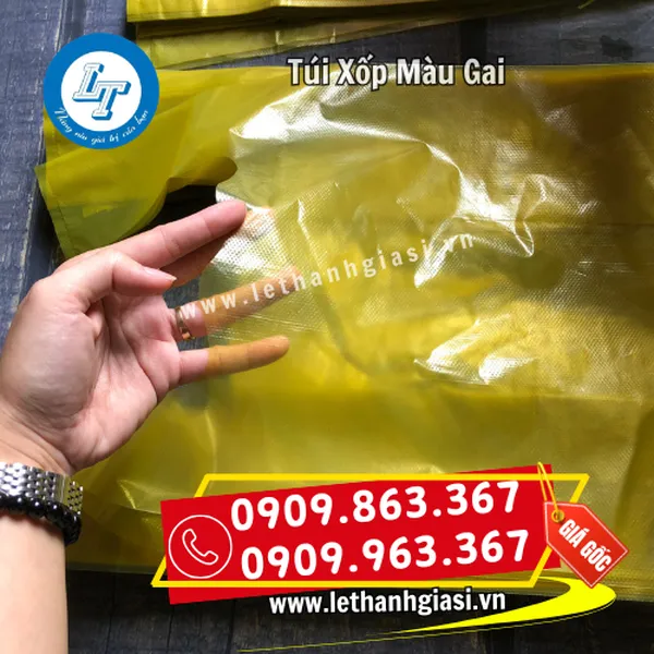 TÚI XỐP MÀU GAI ZIN