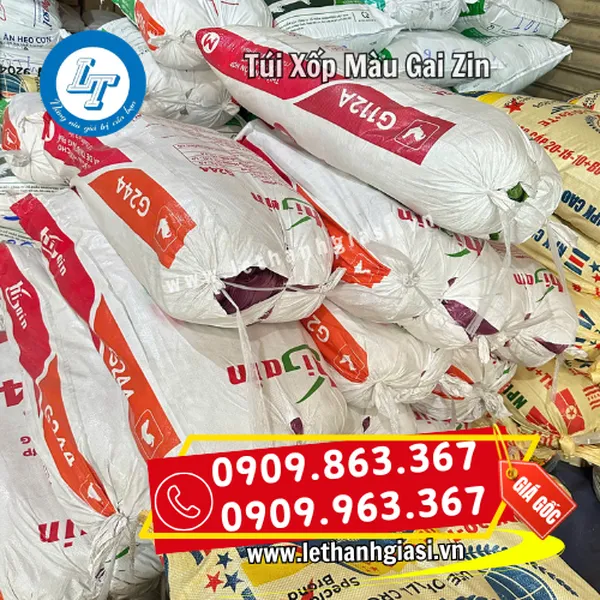TÚI XỐP MÀU GAI ZIN