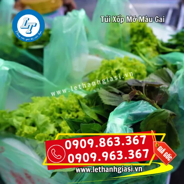 TÚI XỐP MỠ MÀU GAI