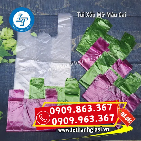 TÚI XỐP MỠ MÀU GAI