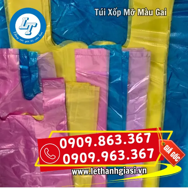 TÚI XỐP MỠ MÀU GAI
