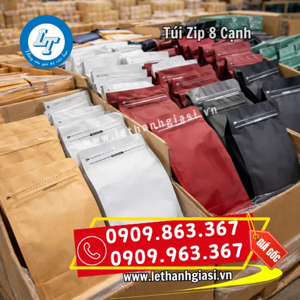 TÚI ZIP 8 CẠNH