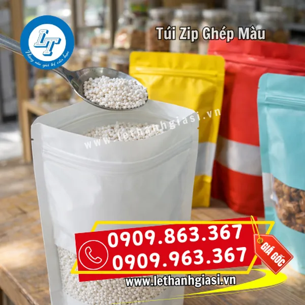 TÚI ZIP GHÉP MÀU