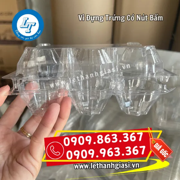 VỈ ĐỰNG TRỨNG CÓ NÚT BẤM