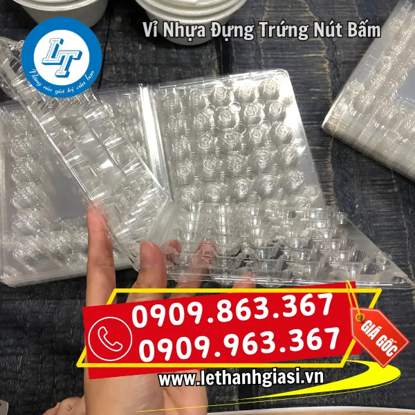 VỈ ĐỰNG TRỨNG CÓ NÚT BẤM