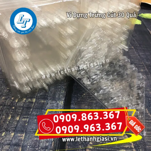 VỈ ĐỰNG TRỨNG CÚT 30 QUẢ