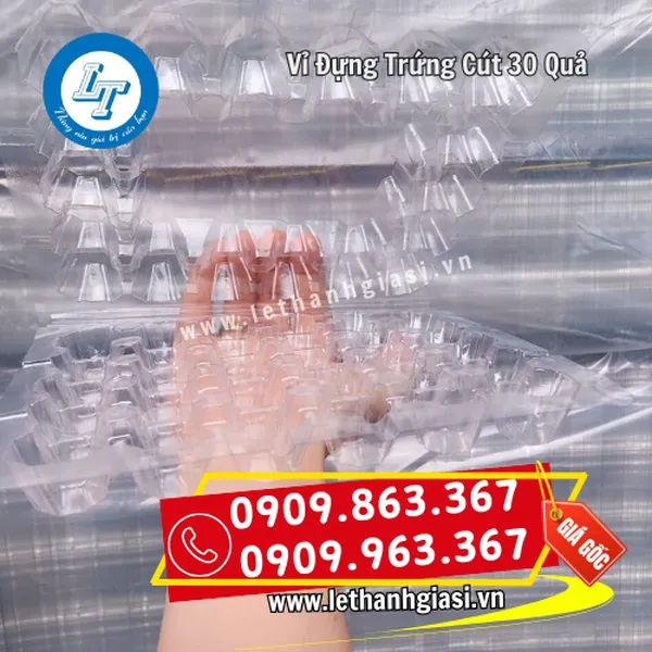 VỈ ĐỰNG TRỨNG CÚT 30 QUẢ