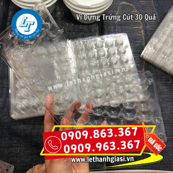 VỈ ĐỰNG TRỨNG CÚT 30 QUẢ