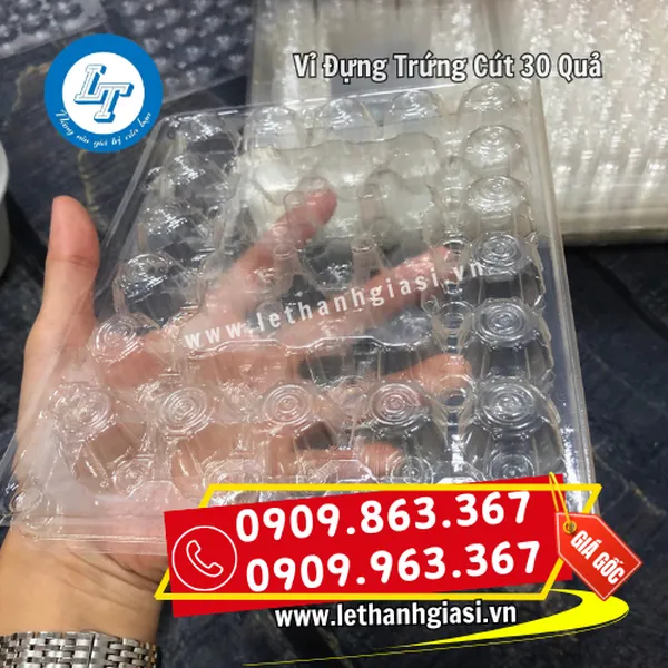 VỈ ĐỰNG TRỨNG CÚT 30 QUẢ