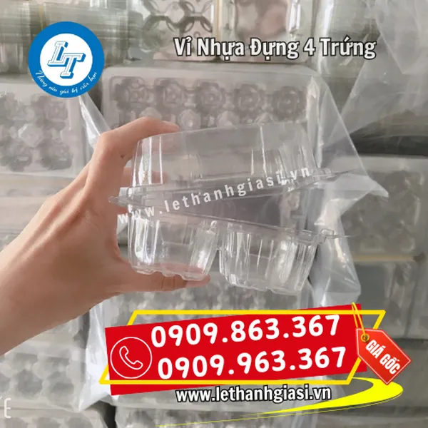 VỈ 4 TRỨNG VỊT MUỐI