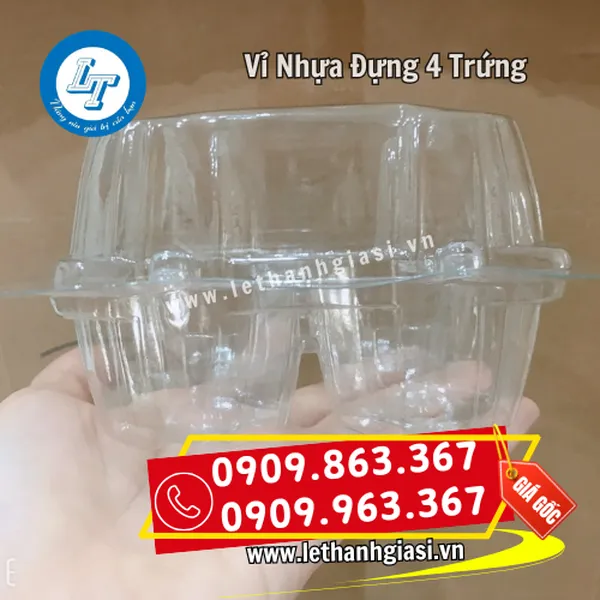 VỈ 4 TRỨNG VỊT MUỐI