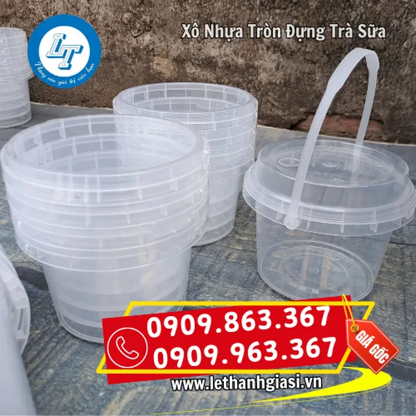 XÔ NHỰA ĐỰNG TRÀ SỮA