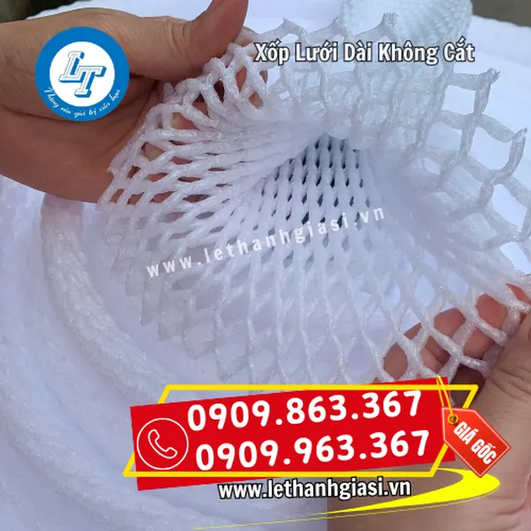 XỐP LƯỚI DÀI BAO TRÁI CÂY LOẠI KHÔNG CẮT