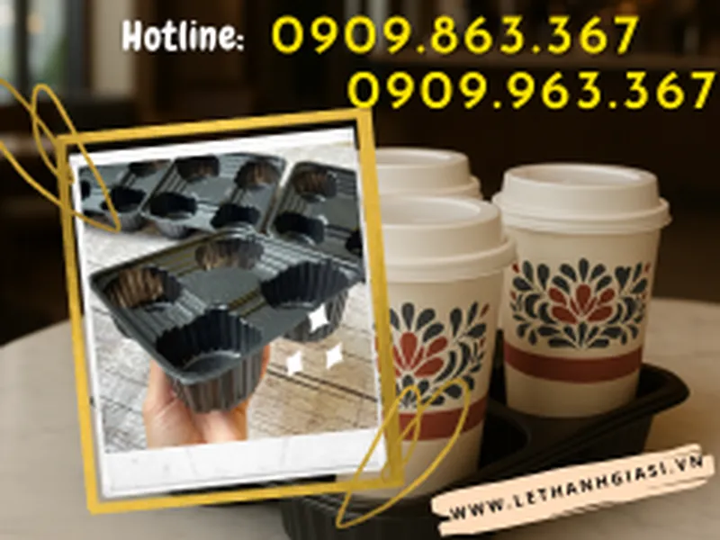 Xưởng bán khay nhựa đựng 4 ly giá rẻ