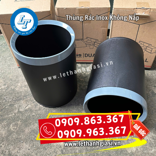 thùng rác inox không nắp giá sỉ rẻ chất lượng thùng rác inox không nắp giá sỉ rẻ chất lượng