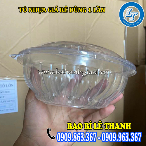 tô nhựa trong suốt có nắp dùng 1 lần đựng phở bún tô nhựa trong suốt có nắp dùng 1 lần đựng phở bún