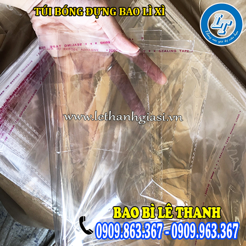 túi bóng đựng bao lì xì giá rẻ tại xưởng túi bóng đựng bao lì xì giá rẻ tại xưởng