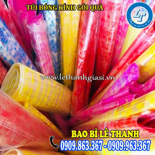 túi bóng kính gói quà nhiều mẫu mã khác nhau