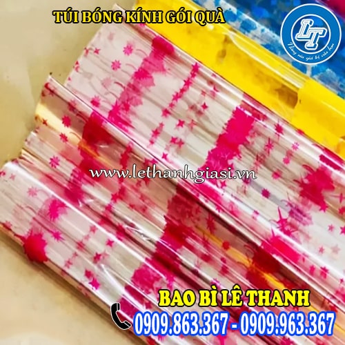túi bóng kính gói quà nhiều họa tiết đẹp