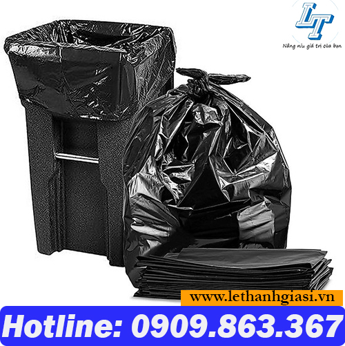 túi chứa rác đen công nghiệp 90x120 túi chứa rác đen công nghiệp 90x120