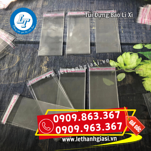 túi đựng bao lì xì bề mặt trong suốt túi đựng bao lì xì bề mặt trong suốt