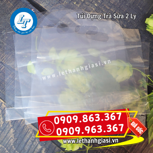 túi đựng trà sữa 2 ly tiện dụng túi đựng trà sữa 2 ly tiện dụng