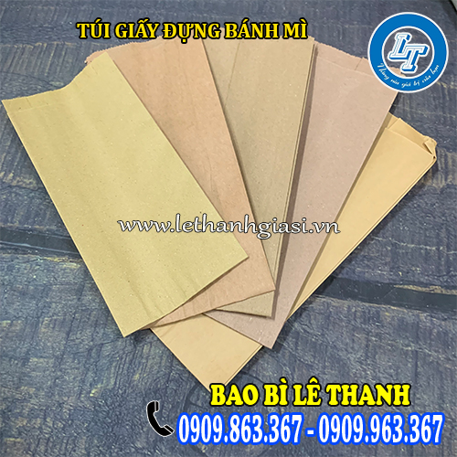 túi giấy đựng bánh mì truyền thống túi giấy đựng bánh mì truyền thống