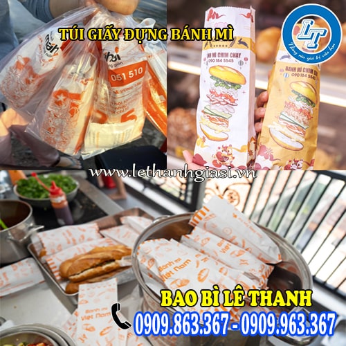 Túi giấy đựng bánh mì chất lượng an toàn Túi giấy đựng bánh mì chất lượng an toàn