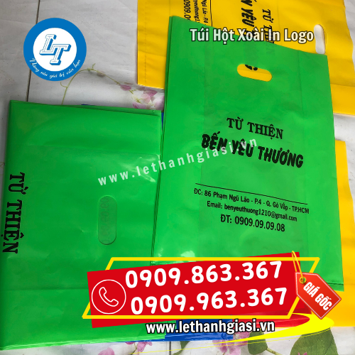 túi hột xoài in logo chất lượng túi hột xoài in logo chất lượng