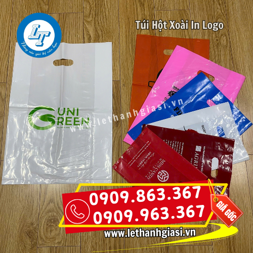 túi hột xoài in logo sắc nét túi hột xoài in logo sắc nét