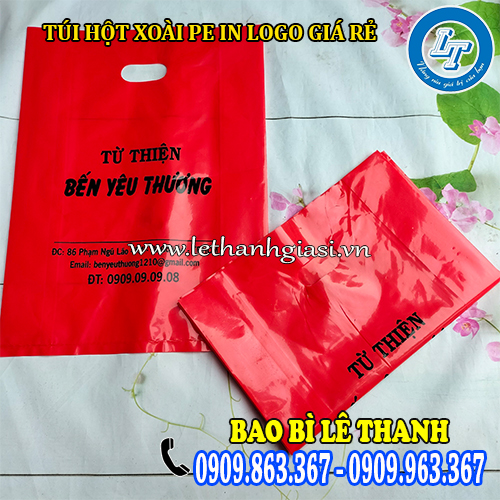 túi hột xoài pe in logo giá rẻ túi hột xoài pe in logo giá rẻ