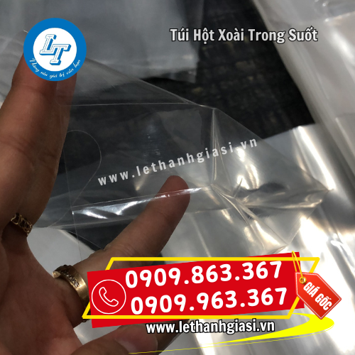 túi hột xoài trong suốt xếp hông tiện lợi túi hột xoài trong suốt xếp hông tiện lợi