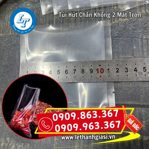 túi hút chân không 2 mặt trơn đựng thực phẩm túi hút chân không 2 mặt trơn đựng thực phẩm