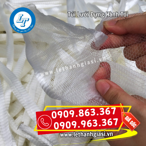 túi lưới đựng hành tỏi bề mặt thông thoáng túi lưới đựng hành tỏi bề mặt thông thoáng