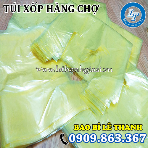 túi xốp hàng chợ màu vàng túi xốp hàng chợ màu vàng