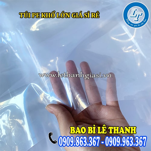 Túi PE khổ lớn trong suốt dày dặn chắc chắn Túi PE khổ lớn trong suốt dày dặn chắc chắn