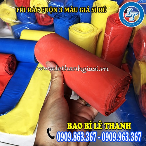 túi rác cuộn 3 màu giá sỉ rẻ xuất xưởng túi rác cuộn 3 màu giá sỉ rẻ xuất xưởng