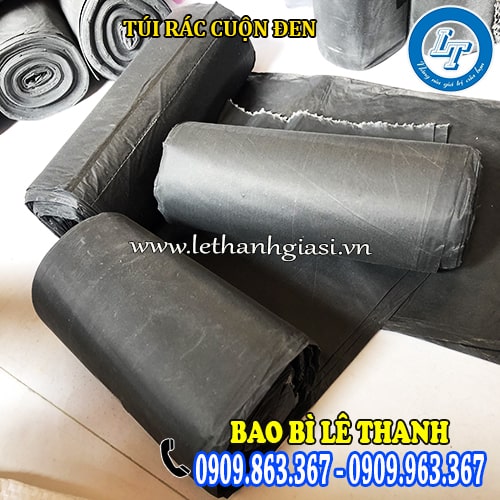 túi rác cuộn đen không lõi tiện dụng túi rác cuộn đen không lõi tiện dụng