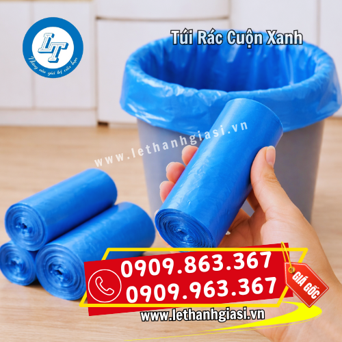 túi rác cuộn xanh dùng trong gia đình văn phòng túi rác cuộn xanh dùng trong gia đình văn phòng