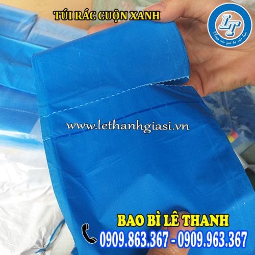 túi rác cuộn xanh thiết kế gân xé tiện lợi túi rác cuộn xanh thiết kế gân xé tiện lợi