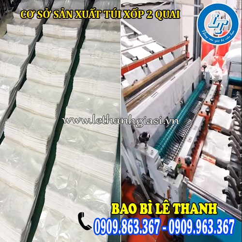 túi xốp 2 quai trắng sữa sản xuất tại xưởng túi xốp 2 quai trắng sữa sản xuất tại xưởng