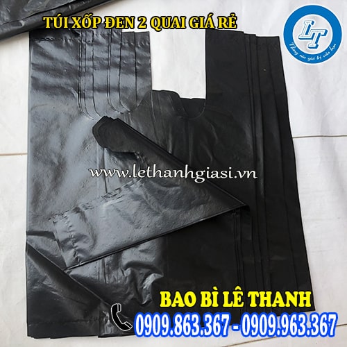 túi xốp đen 2 quai giá sỉ rẻ cạnh tranh túi xốp đen 2 quai giá sỉ rẻ cạnh tranh
