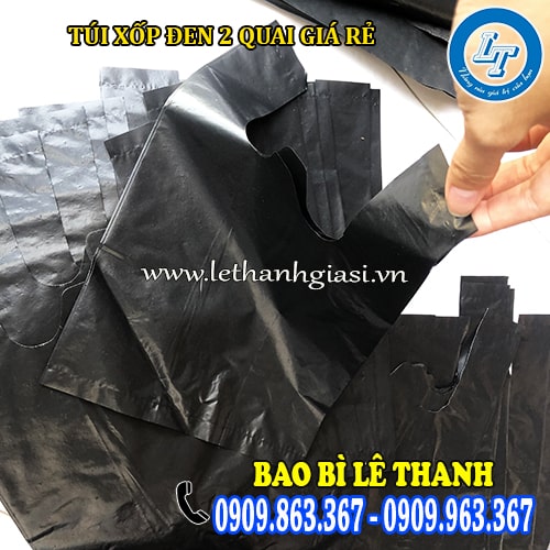 túi xốp đen 2 quai giá sỉ rẻ có 2 quai xách túi xốp đen 2 quai giá sỉ rẻ có 2 quai xách