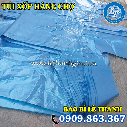 túi xốp hàng chợ màu xanh túi xốp hàng chợ màu xanh