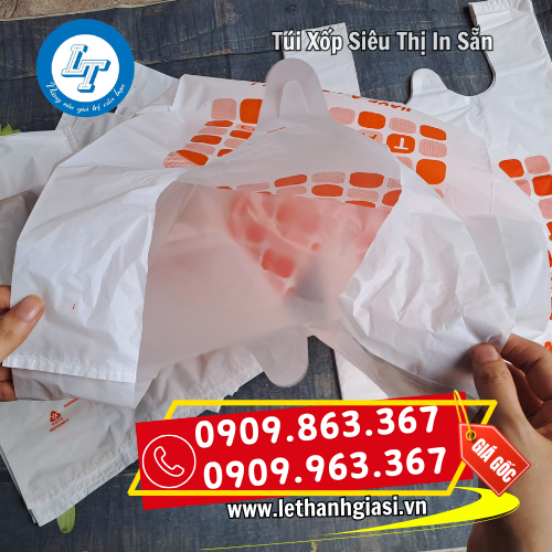 túi xốp siêu thị in sẵn có quai xách tiện lợi túi xốp siêu thị in sẵn có quai xách tiện lợi