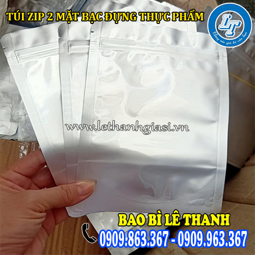 bán túi zip 2 mặt bạc đựng thực phẩm giá rẻ bán túi zip 2 mặt bạc đựng thực phẩm giá rẻ