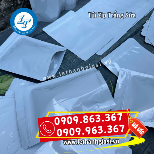 túi zip trắng sữa giá sỉ rẻ sẵn số lượng túi zip trắng sữa giá sỉ rẻ sẵn số lượng