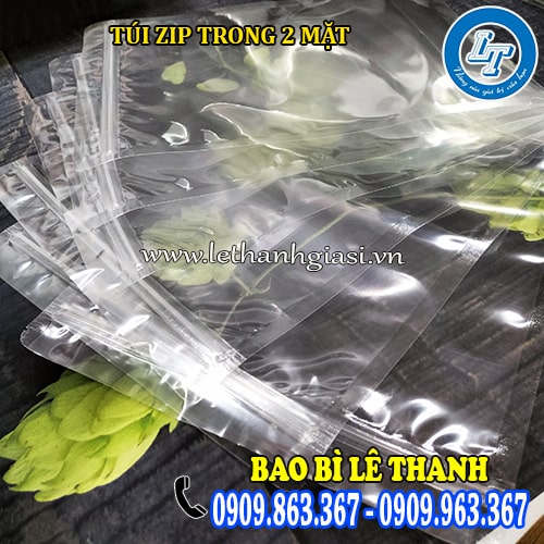túi zip trong 2 mặt bề mặt trong suốt bóng đẹp túi zip trong 2 mặt bề mặt trong suốt bóng đẹp