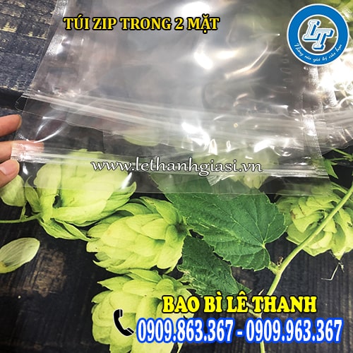 túi zip trong 2 mặt chất lượng túi zip trong 2 mặt chất lượng