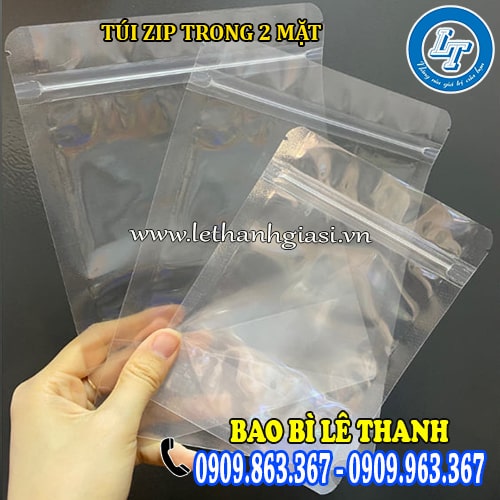 túi zip trong 2 mặt giá rẻ đa dạng kích thước túi zip trong 2 mặt giá rẻ đa dạng kích thước